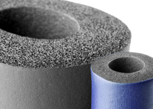 A picture of the black colored foam sheet
