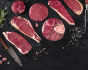 A picture of Various cuts of beef meat