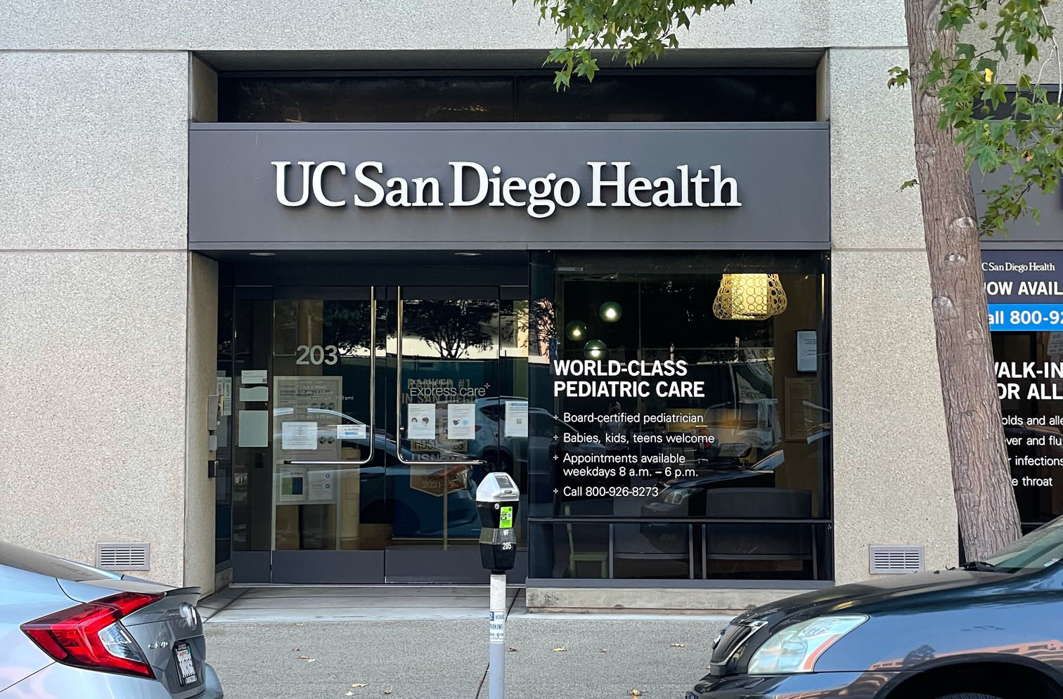 UC Scan Diego Health Building exterior view